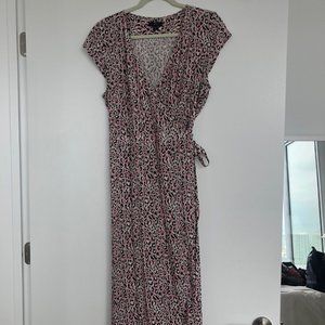 Jcrew Cheetah Midi Dress
